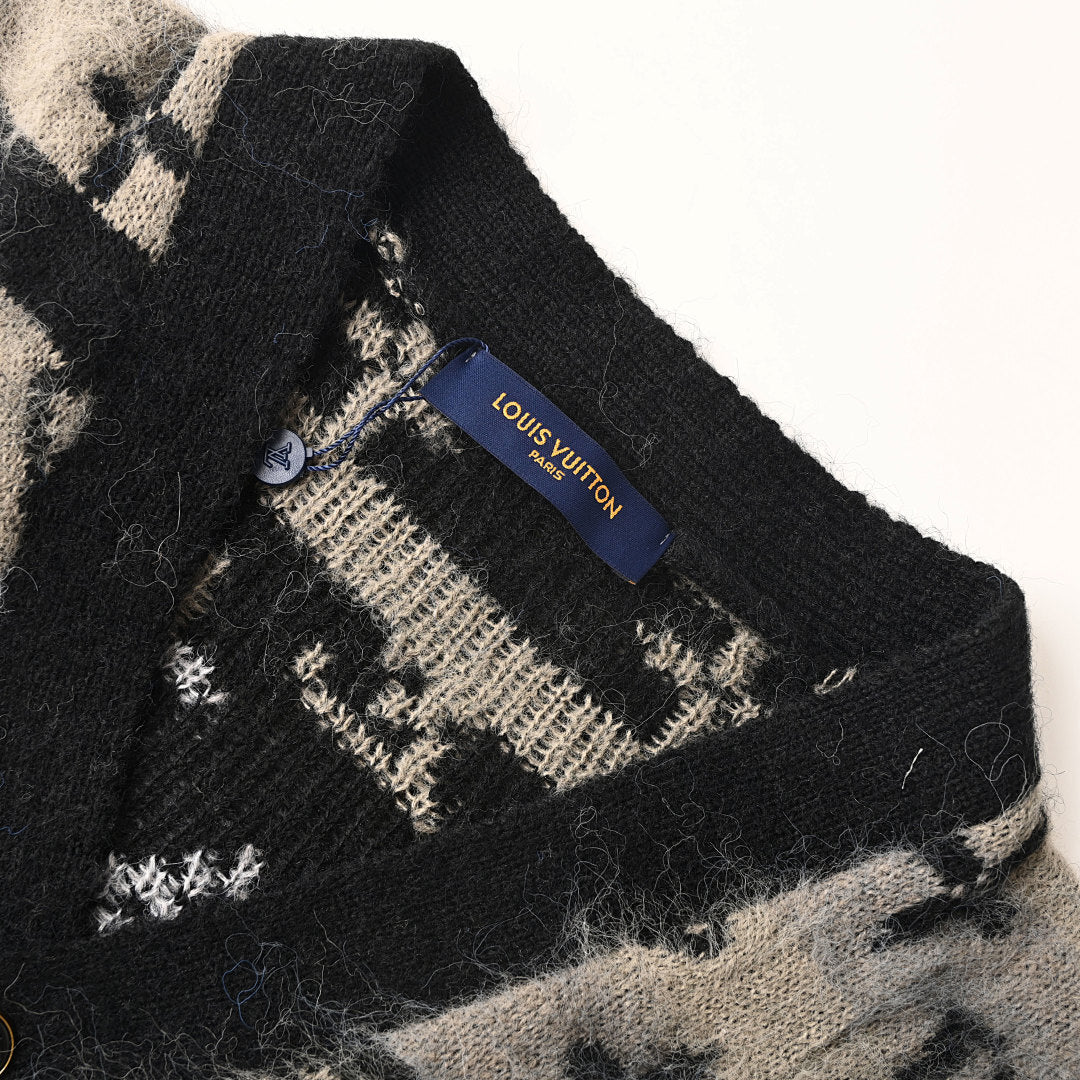Louis Vuitton Monogram Jacquard Cotton Sweatshirt